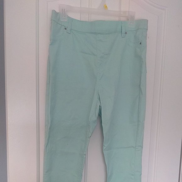 Turquoise skinny jeans - Picture 1 of 3